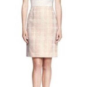 Tory Burch I Devora Multi Textured Woven Pencil Skirt